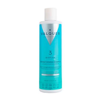 Valquer - Bioplex Nº3, Hair Strengthening Shampoo - Revitalizes and Protects, Vegan Formula Without Sulfates, 300 ml, For Damaged Hair