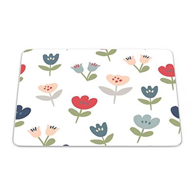 Bonamaison, Tapis de Souris Rectangle Imprimé Numériquement, Fond Antidérapant, pour Bureau et Maison, Taille: 22x18cm