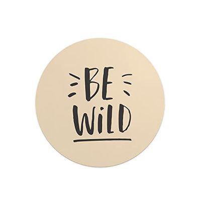 Questo Casa, Round Digital Printed Mouse Pad, Non-Slip Base, for Office and Home, Diameter:22cm