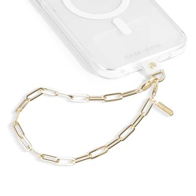 Case-Mate Phone Charm Abalorio para teléfono, Dorado, Talla única Unisex Adulto