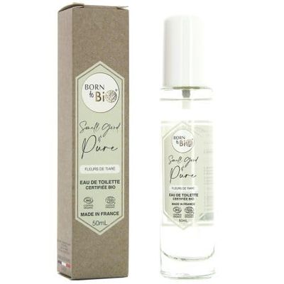 Born to bio - Eau de toilette certifie bio - Fleurs de tiaré - 50ml