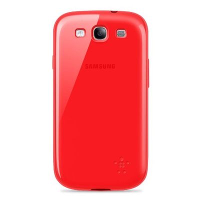 Belkin Doorschijnende Case voor Samsung Galaxy SIII - Rood