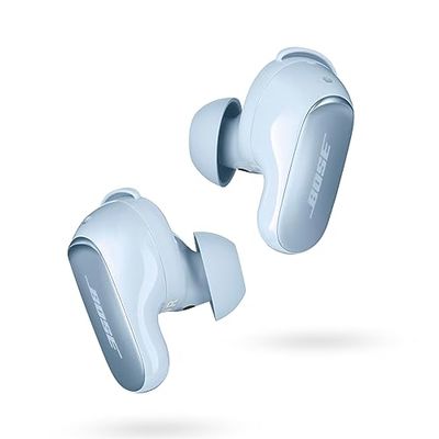 Bose QuietComfort Ultra Draadloze noise cancelling-oordopjes, Bluetooth noise cancelling oordopjes met Spatial Audio, Blauw - Limited-Edition