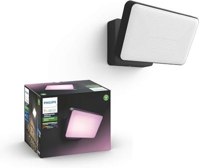 Philips Hue Discover Projetor exterior, luz branca e colorida, compatível com Amazon Alexa, Apple HomeKit e Google Assistant