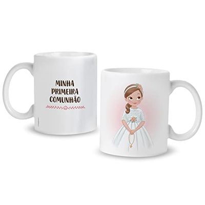 Mopec G858.7 Taza cerámica Primeira Comunhão niña con Rosario