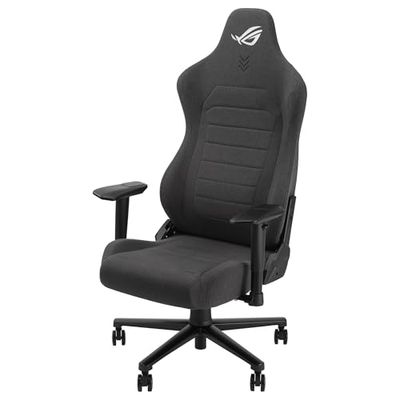 ASUS ROG Aethon Fabric Edition, Silla Gaming, Estructura de Acero, cojín de Asiento de Doble Densidad, reposabrazos 2D con Acolchado Suave y Soporte Lumbar Integrado para una Comodidad óptima.