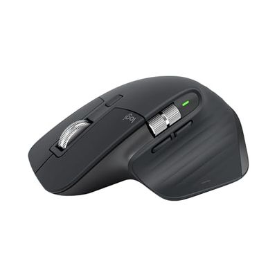 Logitech MX Master 3S mouse Right-hand RF Wireless+Bluetooth Optical, 1071126 (RF Wireless+Bluetooth Optical 8000 DPI)