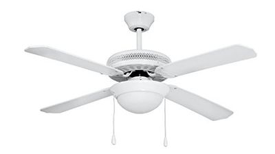 Orbegozo CP 25132 B plafondventilator met verlichting, 4 vleugels, diameter 132 cm, 3 snelheden, 60 W, zwart