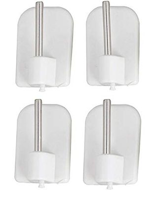 ATELIERS 28 Supports - Crochets adhésifs/Autocollant pour Tringle de vitrage - (Blanc Lot de 8)