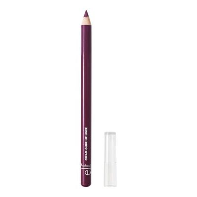 e.l.f. Cream Glide Lip Liner, do kształtowania i modelowania ust, wysoko pigmentowany pisak, półmatowe wykończenie, wegańskie i nietestowane na zwierzętach, Plum & Get It