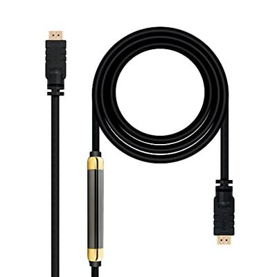 Brightium HDMI V1.4-kabel 30 m, hög hastighet, repeater, HEC, A/M till A/M - perfekt för HD-video- och ljudströmning.