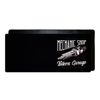 Bonamaison, Rectangle Digital Printed Gaming Mouse Pad for Gamers, Non-Slip Base, for Office and Home, Single Player Games L, Size:90 x 40 cm
