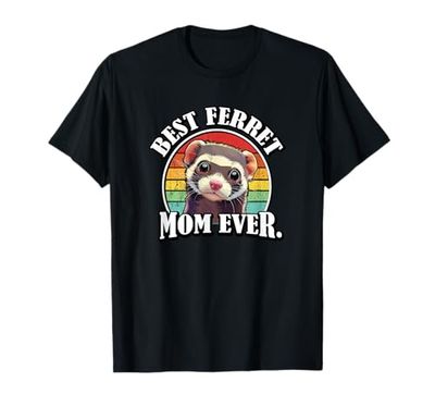 Cute Best Ferret Mom Lover Maglietta
