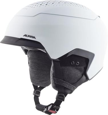 ALPINA Unisexe - Adultes, Gems Casque de Ski, White Matt, 51-55 cm