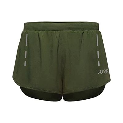 GORE WEAR Split Pantaloncini Uomo, Verde Utilitario, M