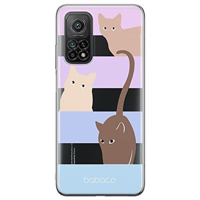 ERT GROUP mobiltelefonfodral för Xiaomi Redmi Note 11 Pro 5G/11 Pro 4G originalt och officiellt licensierat Babaco mönster Cats 014, gedeeltelijk transparant