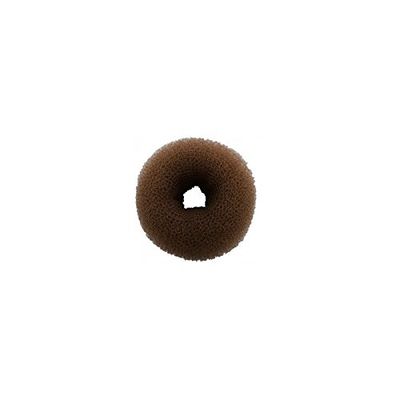 MP Cheveux Crespo/Donut Chignon Marron rond 12 cm.