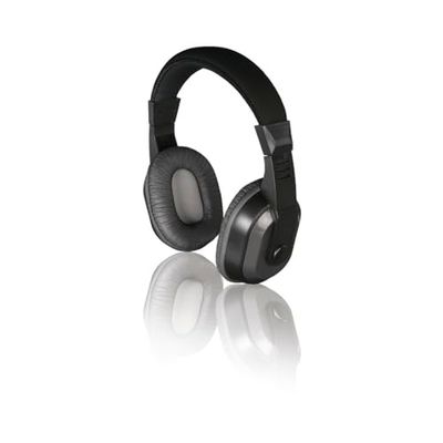 Thomson HED4407 Negro Supraaural Diadema auricular - Auriculares (Supraaural, Diadema, Alámbrico, 8 m, Negro), ≥75mV,32Ohm