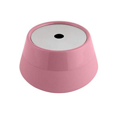 axentia Nevada Caja de algodón con Tapa, gres, Rosado, Ø 13 cm