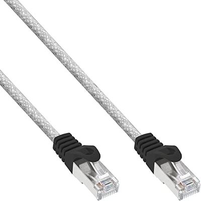 InLine 72533T patchkabel, SF/UTP, Cat.5e, transparent, 0,3 m