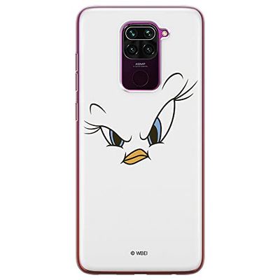 ERT GROUP mobiltelefonfodral för Xiaomi REDMI NOTE 9 originalt och officiellt licensierat Looney Tunes mönster Tweety 001 anpassad till formen på mobiltelefonen, fodral tillverkad av TPU-plast