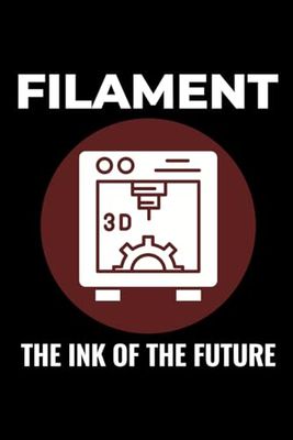 Filament - The Ink of the Future: 3D Printer Printing Blank Lined Journal Notebook Diary