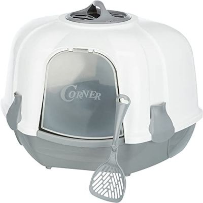 TRIXIE - Casa WC angolare Maro, 60 × 43 × 52 cm. per Gatto.