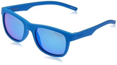 Polaroid Unisex Kids PLD 8020/S Jy Zdi 46 zonnebril blauw