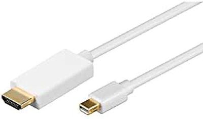 Goobay 64860 Câble adaptateur Mini DisplayPort/HDMI™ 1.2 Doré - Connecteur mini DisplayPort > Connecteur standard HDMI™ (type A)