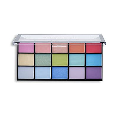 Makeup Revolution | Paleta de sombras de ojos Reloaded | Sugar Pie | 15 sombras | 16,5 g