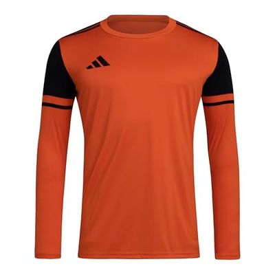 adidas Uomo SQUADRA25 Goalkeeper Jersey Long Sleeve, Semi Impact Orange/Black, L