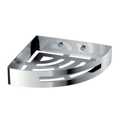 Gedy Nerva Angle Object Holder, Stainless Steel, Chrome, 21 x 21 x 4.5