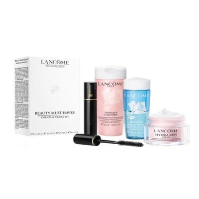 Lancome Set: Anti Stress Cream Spf15 15ml + Confort Tonique 50ml+ Bi-Facil Make-Up Remover 30ml + Mascara N01 Blk 2m