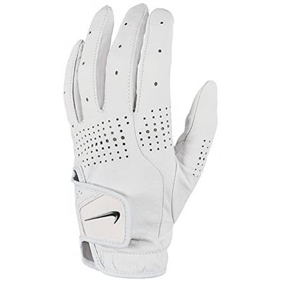 NIKE Golf Glove Womens White Tour Classic L/H Guante, Unisex Adulto, Blanco, M