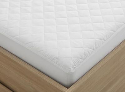 Degrees home - Ademende matrasbeschermer, gewatteerd, verstelbaar, mijtdicht, voor bed 150 x 190/200 cm