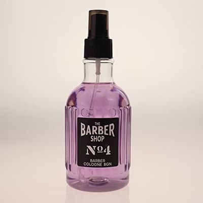 The Barber Shop No.4 Eau de Cologne Vaporisateur Homme 250ml |After Shave men | après-rasage pour hommes | Spray pour le corps - salon de coiffure - coiffeur Kolonya |Frais et oriental
