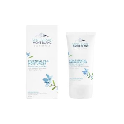 Saint-Gervais Mont Blanc - Trattamento viso idratante 24H Pelle disidratata/sensibile/normale o secca - 40ml