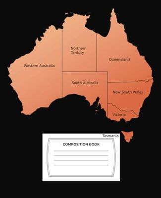 Australia Black Composition Book