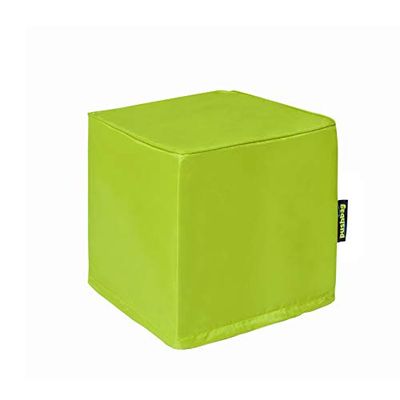 Pushbag 11-ALE-OX-Lime Cubos de Asiento Infantiles, Alea Oxford, Lima