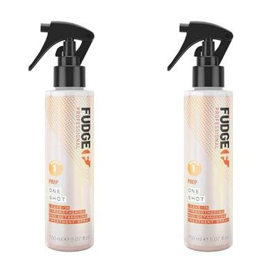 Fudge Professional One Shot Leave in Conditioner, Strengthens Dry, Damaged or Coloured Hair with Nourishing Proteins, 150 ml (Pack of 2)