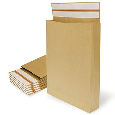 Enveloppen van kraftpapier met dubbele siliconen strip voor verzending en verpakking, papieren zakken voor het verzenden van kleding, accessoires, decoratie of geschenken