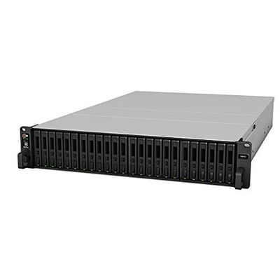 Synology FlashStation FS6400 - NAS server - 24 bays - rack-mountable - RAID 0, 1, 5, 6, 10, JBOD, RAID F1 - RAM 32 GB - Gigabit Ethernet / 10 Gigabit Ethernet - iSCSI - 2U
