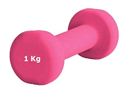 G5 HT SPORT Halters O halters van neopreen voor sportschool en home gym antislip van 0,5 tot 6 kg paar of afzonderlijk (1 x 1 kg), verschillende kleuren, 1 stuk
