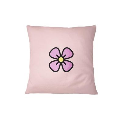 Bona Basics, Federa decorativa per cuscino, decorazione per la casa, per divano, caffetteria, dimensioni: 60 x 60 cm, colore: rosa chiaro