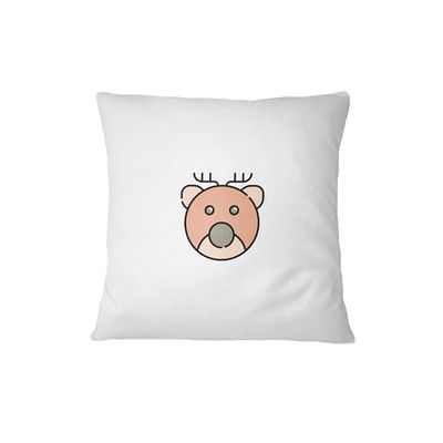 Bona Basics, Copricuscino decorativo, federa per cuscino, decorazione per la casa, divano, caffetteria, dimensioni: 45 x 45 cm, colore: bianco