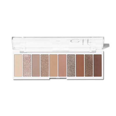 e.l.f. Perfect 10 Eyeshadow Palette: Keep It Ethereal, Ombretti Ultra Pigmentati, Finitura Opaca, Shimmer e Perlata, Formula Cremosa, Facile da Sfumare, Vegano & Cruelty-Free
