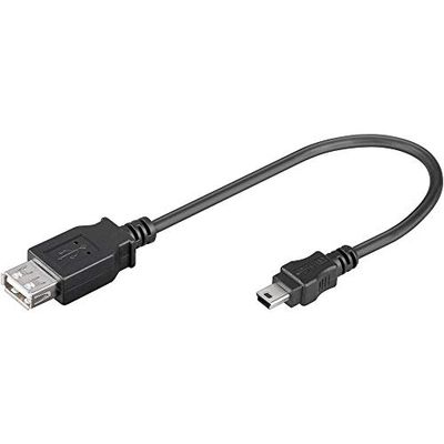 Goobay 95006 - Adaptador de alta velocidad (USB 2.0, 0,2 m)