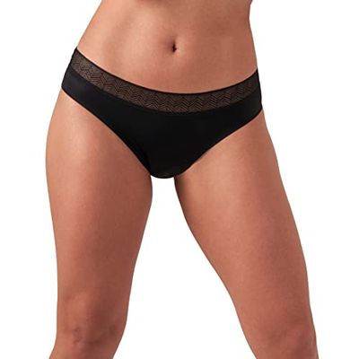 Femsy ondergoed, zwart, blauw, klein, Zwart, blauw, S