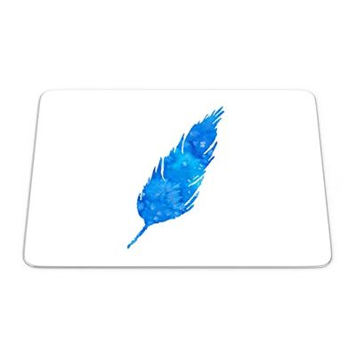 Bonamaison, Tappetino per mouse rettangolare, con stampa digitale, antiscivolo, per ufficio e casa, dimensioni: 22 x 18 cm