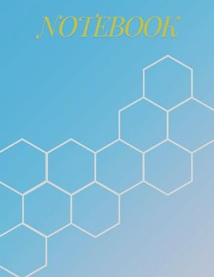 Notebook: Geometric Notebook with lined paper